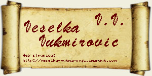 Veselka Vukmirović vizit kartica